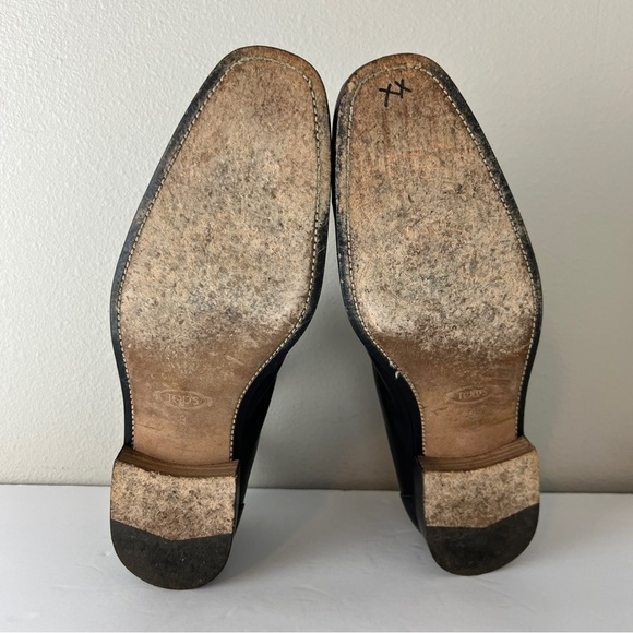 Tod’s Leather Slip On Loafers Made In Italy